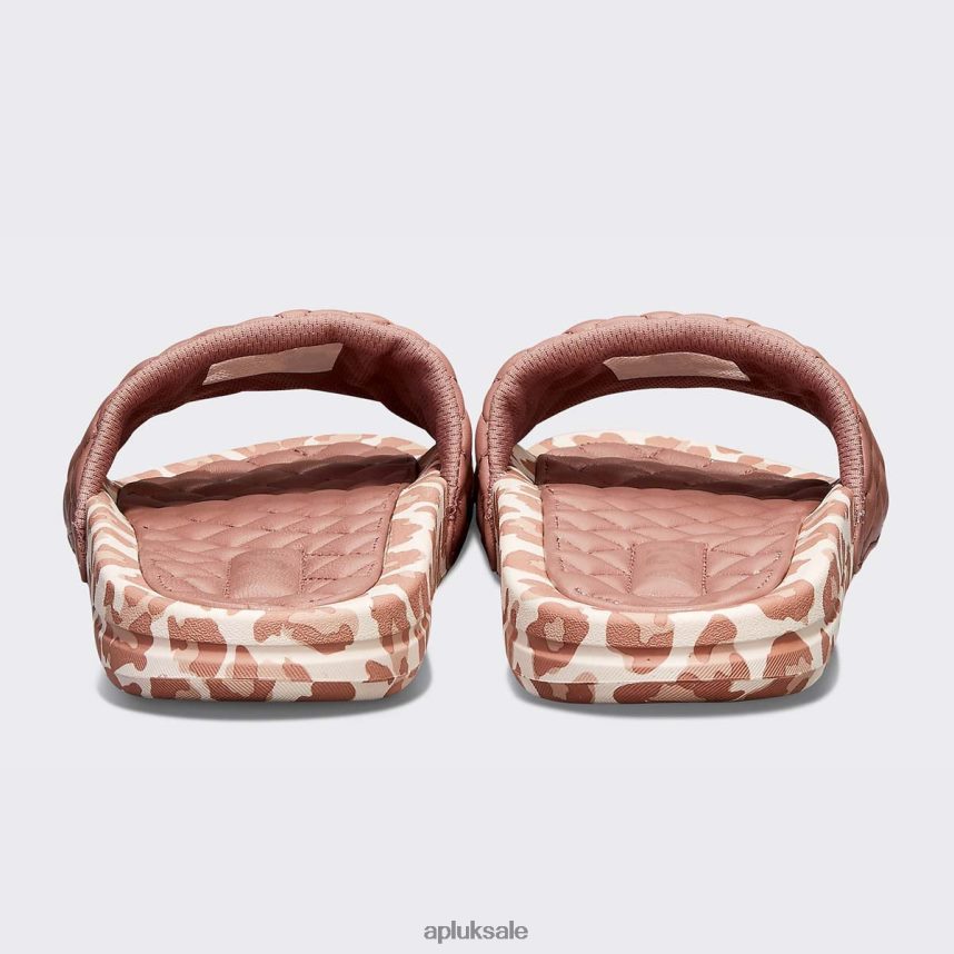 APL Lusso Slide 14 - VH8XNZ657 APL Shoes UK Beachwood/Leopard Women Slides