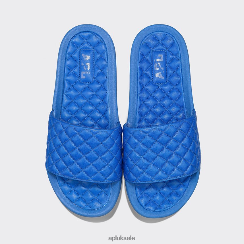 APL Lusso Slide 14 - VH8XNZ660 APL Shoes UK Cobalt Women Slides