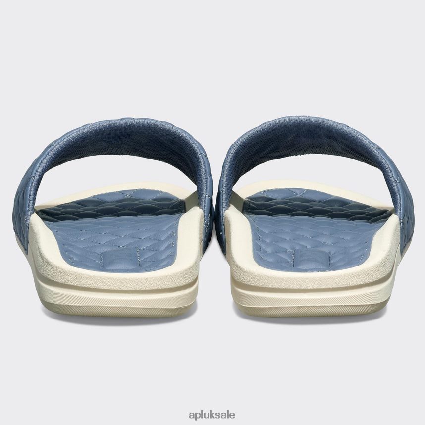 APL Lusso Slide 14 - VH8XNZ669 APL Shoes UK Slate/Pristine Women Slides