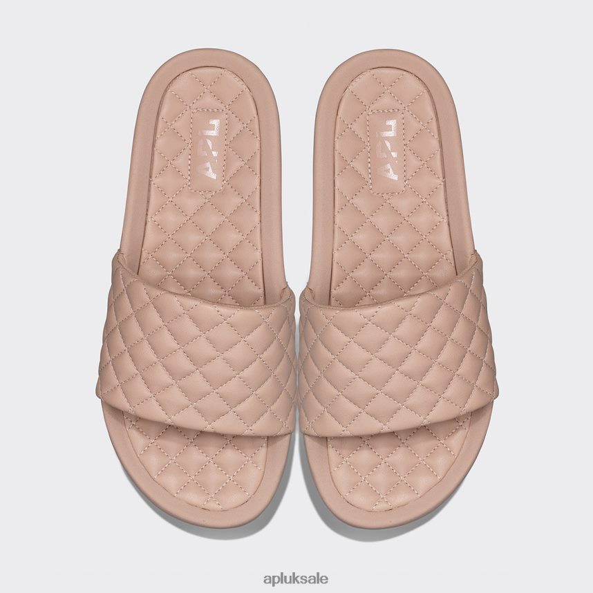 APL Lusso - VH8XNZ539 APL Shoes UK Slide Rose Dust Women Slides