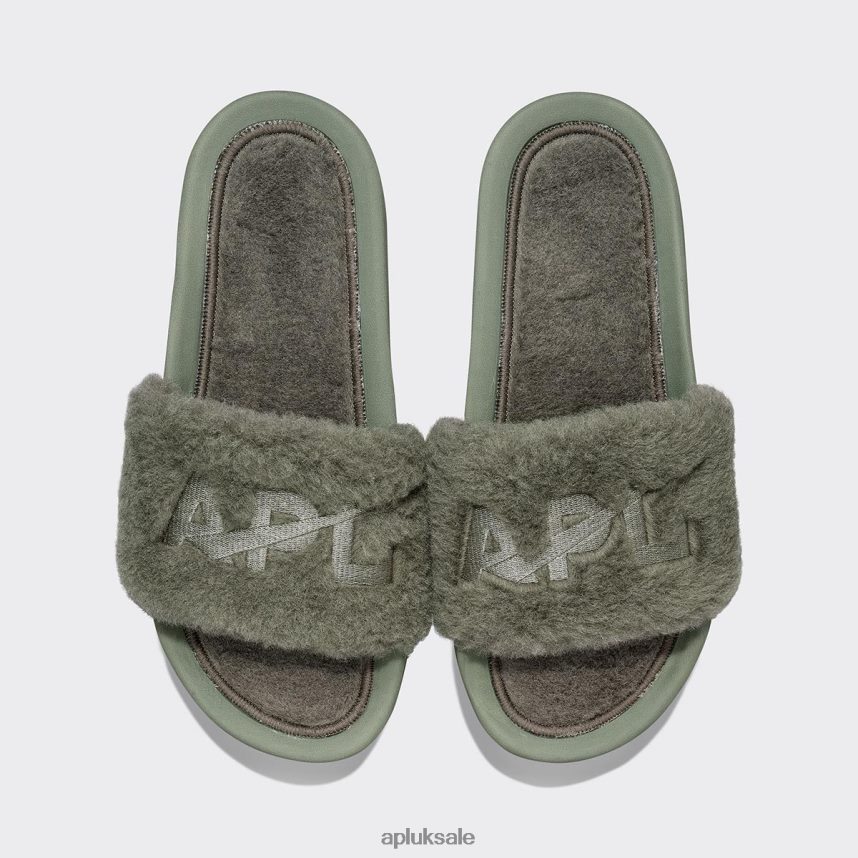 APL Shearling Slide - VH8XNZ573 APL Shoes UK Fatigue Women Slides