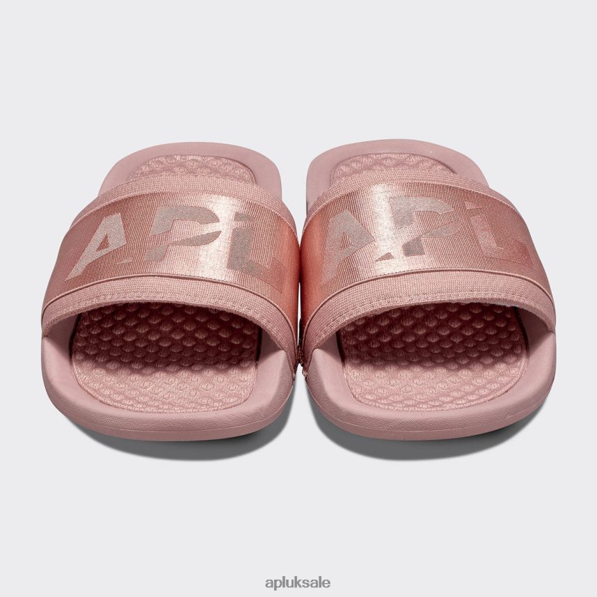 APL TechLoom Satin Slide - VH8XNZ596 APL Shoes UK Beachwood Women Slides