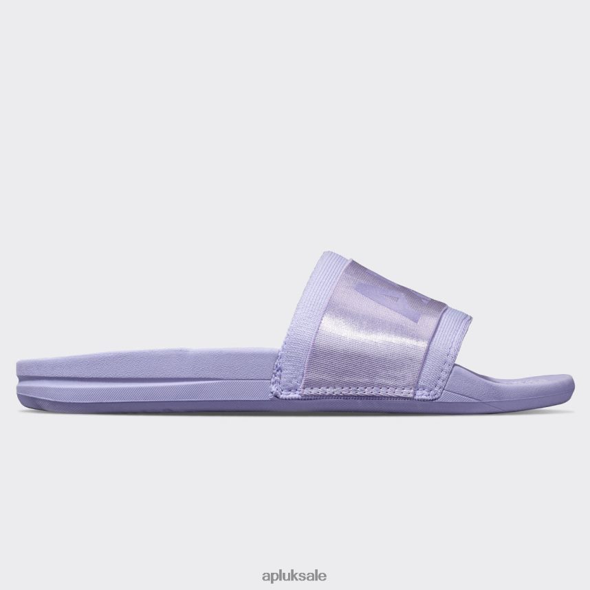 APL TechLoom Satin Slide - VH8XNZ617 APL Shoes UK Bellflower Women Slides