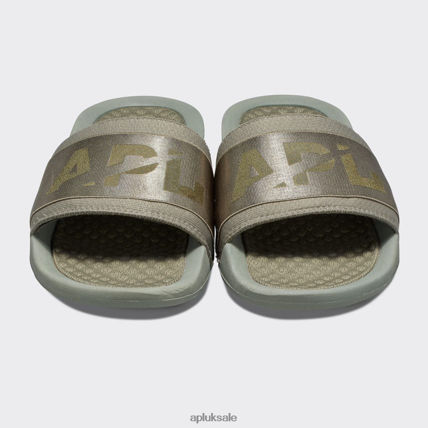 APL TechLoom Satin Slide - VH8XNZ628 APL Shoes UK Fatigue Women Slides