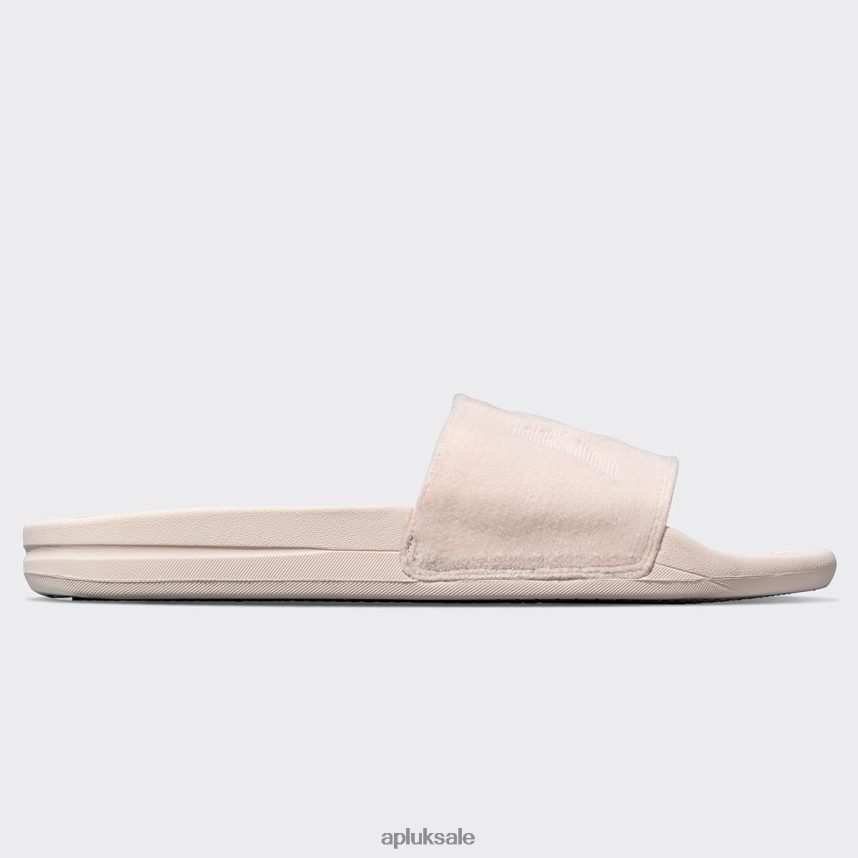 APL TechLoom Velvet Slide - VH8XNZ536 APL Shoes UK Creme Women Slides