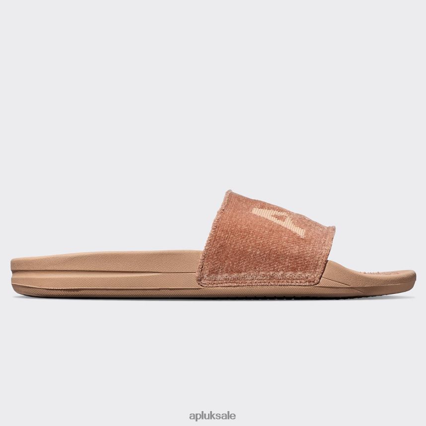 APL TechLoom Velvet Slide - VH8XNZ564 APL Shoes UK Caramel Women Slides