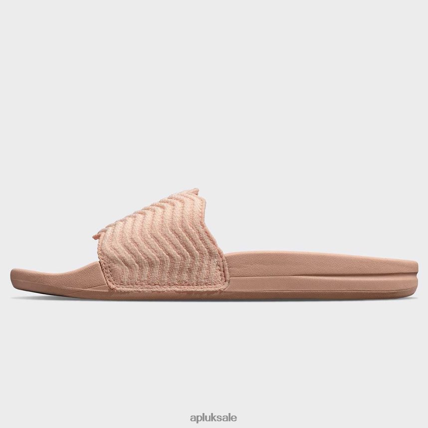 APL TechLoom ZigZag Slide - VH8XNZ535 APL Shoes UK Blush/Vanilla Women Slides