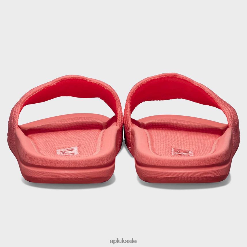APL TechLoom ZigZag Slide - VH8XNZ554 APL Shoes UK Fire Coral Women Slides