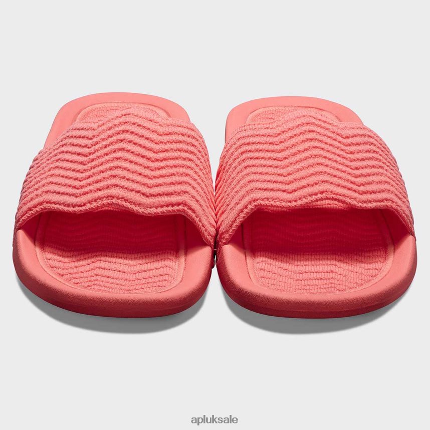 APL TechLoom ZigZag Slide - VH8XNZ554 APL Shoes UK Fire Coral Women Slides