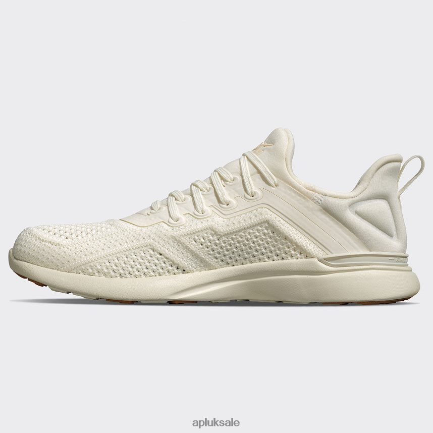 APL TechLoom Tracer 49 - VH8XNZ442 APL Shoes UK Pristine/Gum Women Training