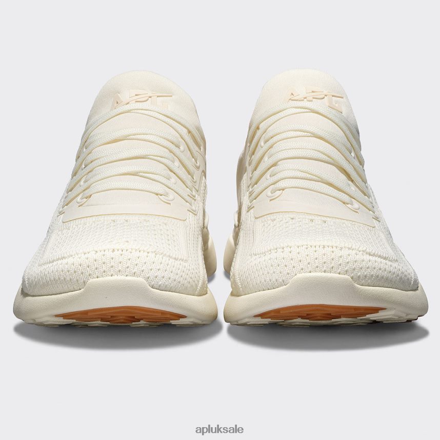 APL TechLoom Tracer 49 - VH8XNZ442 APL Shoes UK Pristine/Gum Women Training