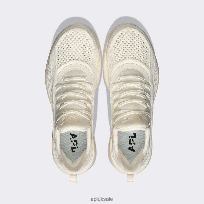 APL TechLoom Tracer 49 - VH8XNZ442 APL Shoes UK Pristine/Gum Women Training