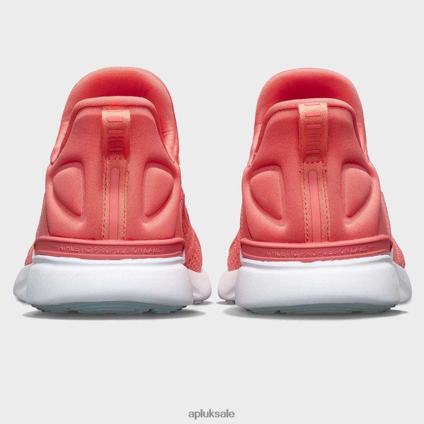 APL TechLoom Tracer 51 - VH8XNZ474 APL Shoes UK Fire Coral/White/Clear Women Training