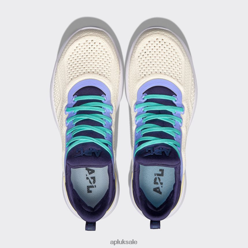 APL TechLoom Tracer 51 - VH8XNZ475 APL Shoes UK Pristine/Midnight/Bellflower Women Training